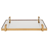 Deki Gold Mirrored Tray