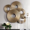 Uttermost Alternative Wall Decor Ahmet Gold Rings Wall Decor