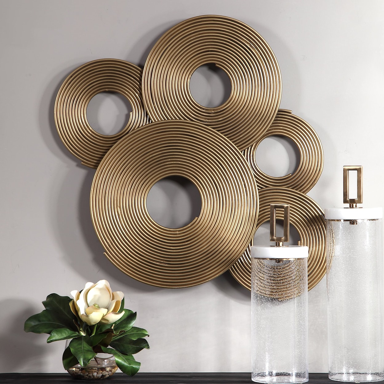 Uttermost Alternative Wall Decor Ahmet Gold Rings Wall Decor