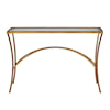 Uttermost Accent Furniture - Occasional Tables Alayna Gold Console Table