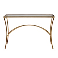 Alayna Gold Console Table