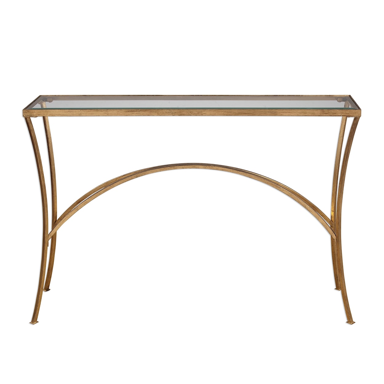 Uttermost Accent Furniture - Occasional Tables Alayna Gold Console Table