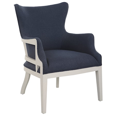 Gordonston Blue Fabric Accent Chair