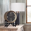 Uttermost Table Lamps Strathmore Stone Gray Table Lamp