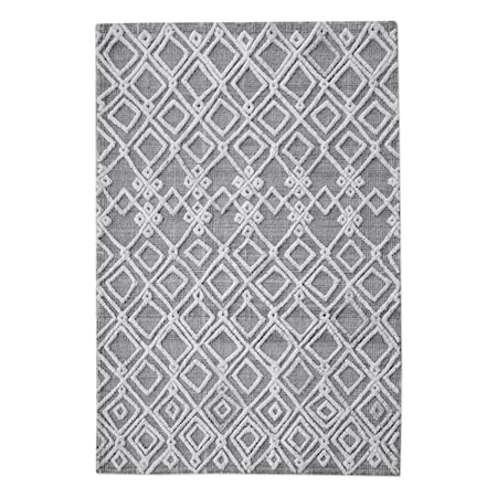 Sieano Gray-Ivory 9 x 12 Rug