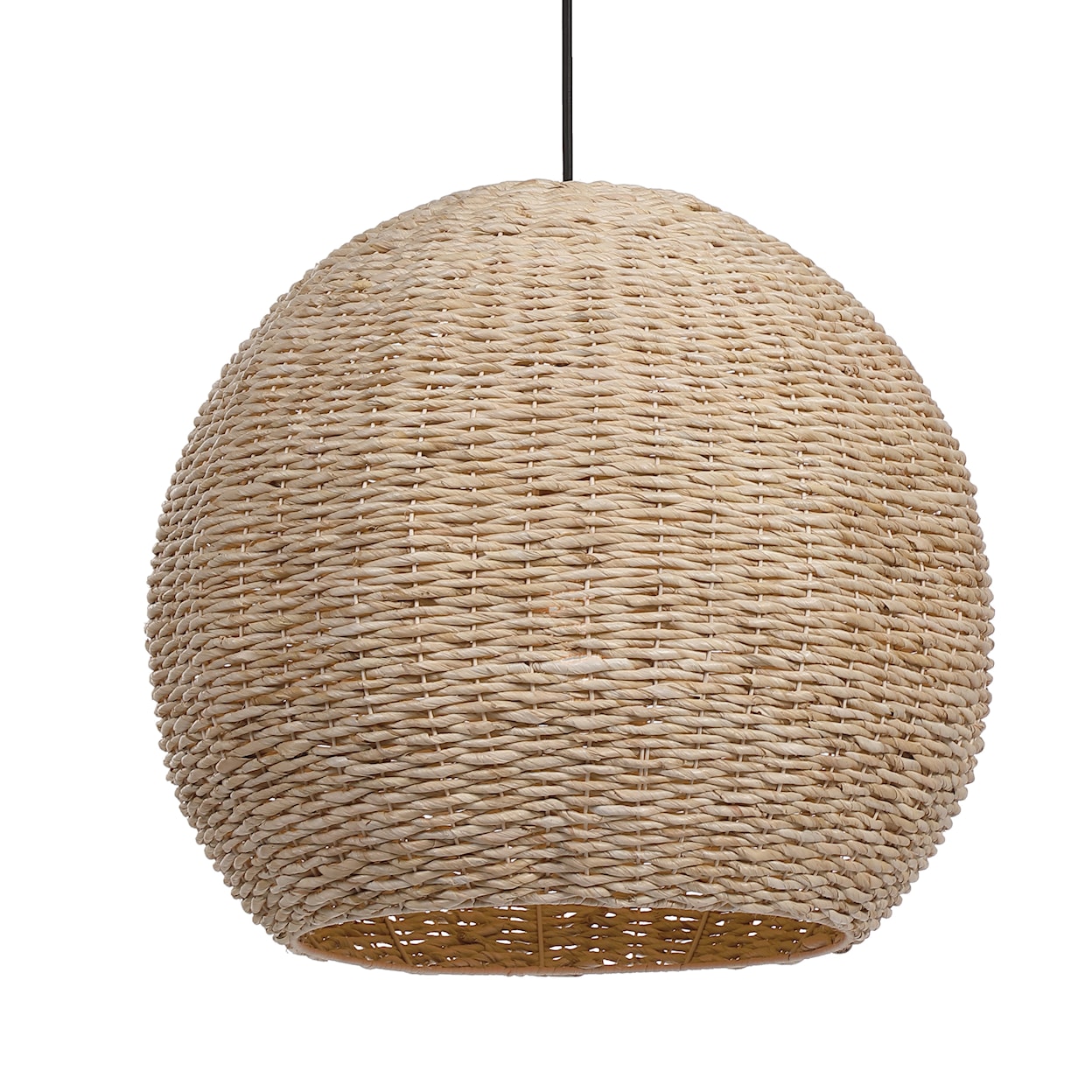 Uttermost Lighting Fixtures - Pendant Lights Seagrass 1 Light Dome Pendant