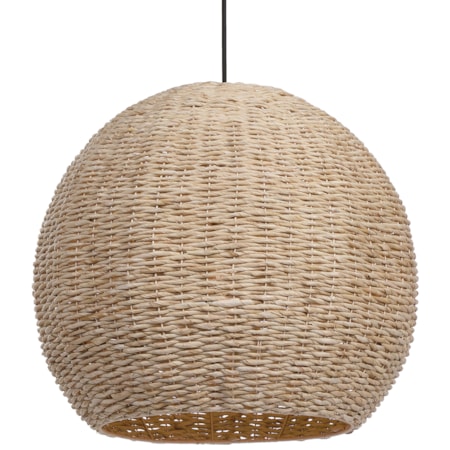 Seagrass 1 Light Dome Pendant
