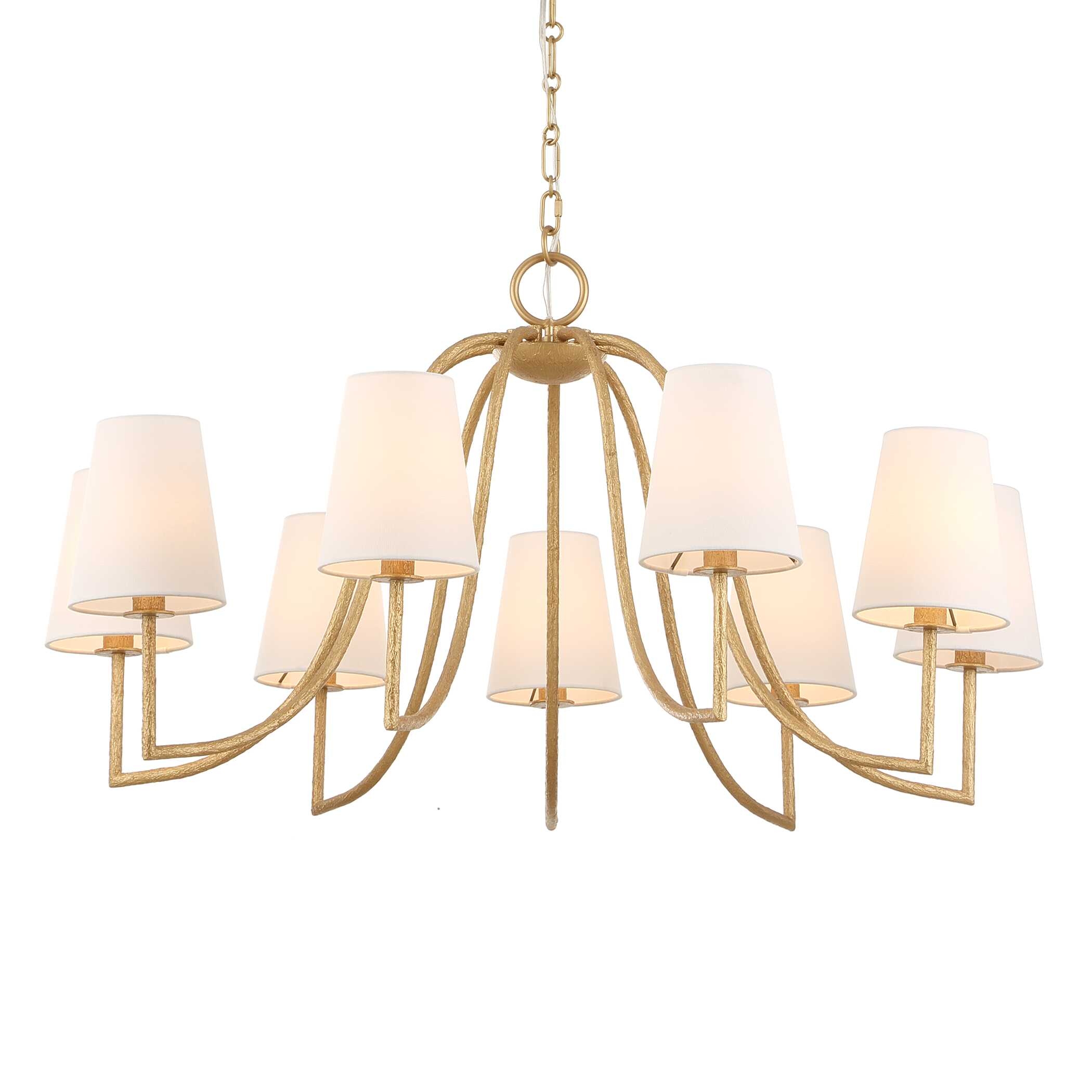 Uttermost Seville Seville 9 Light Gold Chandelier