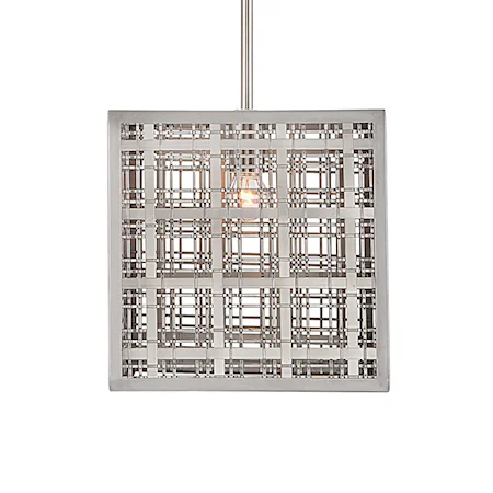 Pendleton 1 Light Nickel Pendant