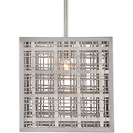 Pendleton 1 Light Nickel Pendant