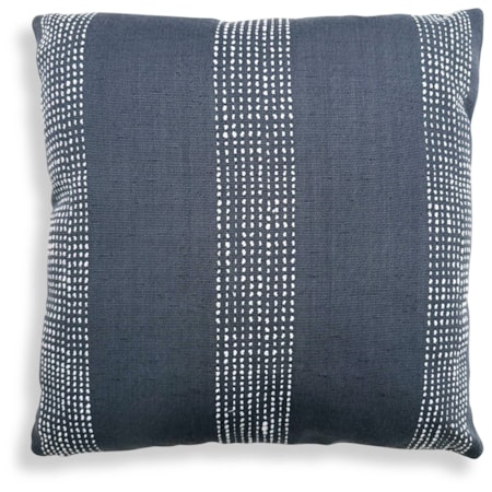 Caper Slate Blue Outdoor Pillow