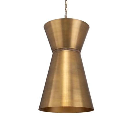 Crocker Brass 1 Light Mini Pendant