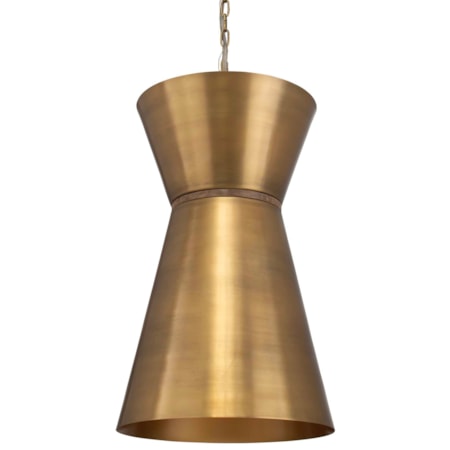 Crocker Brass 1 Light Mini Pendant