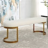 Uttermost Infinity Infinity Gold Bench