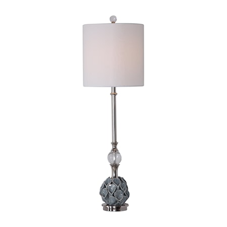 Elody Blue Gray Buffet Lamp