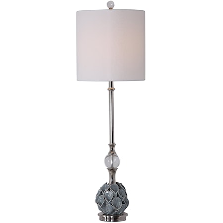 Elody Blue Gray Buffet Lamp