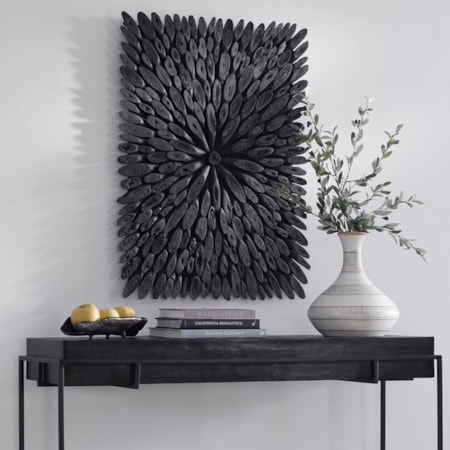 Bahama Black Wood Wall Decor