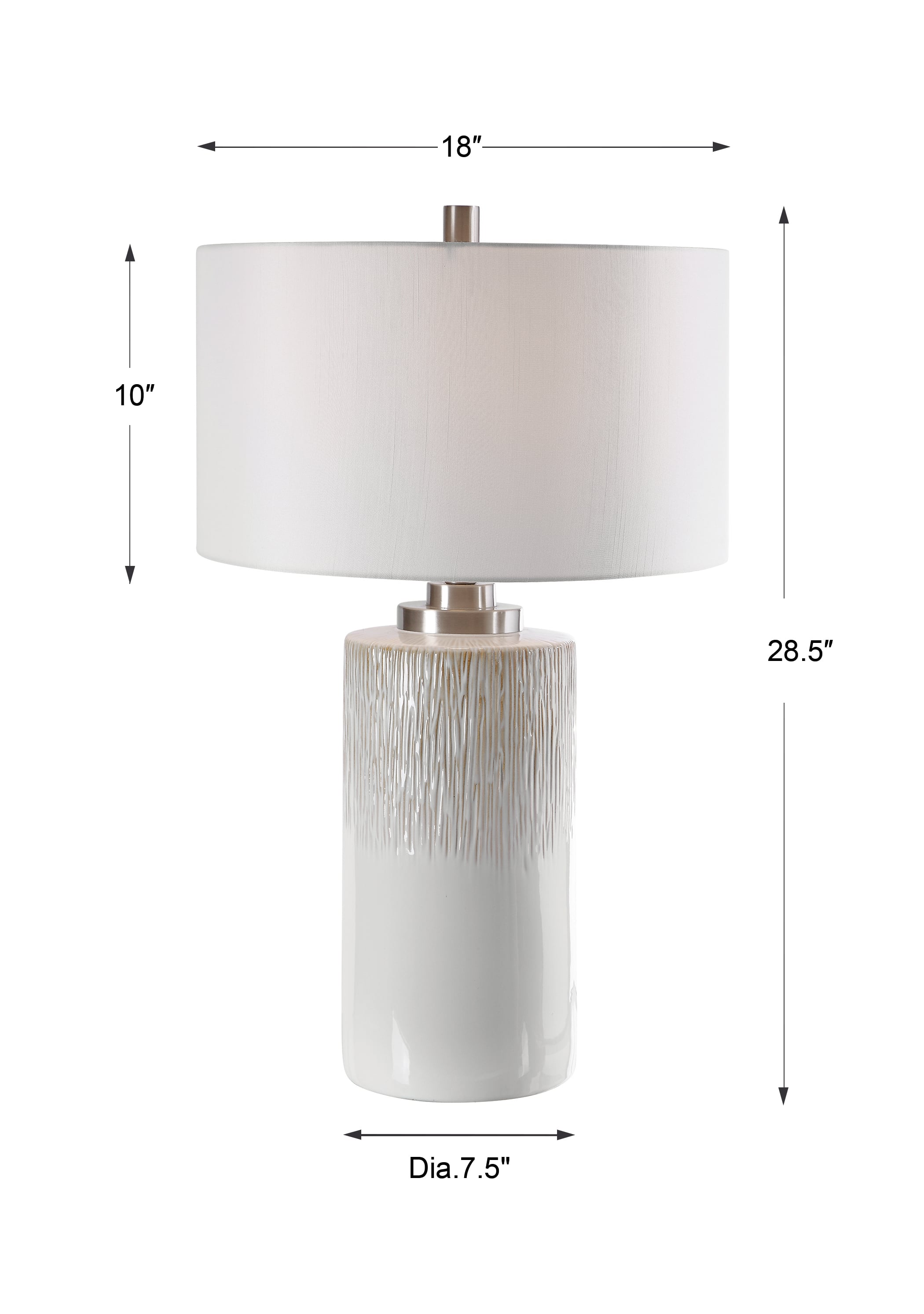 Uttermost Table Lamps Georgios Cylinder Table Lamp