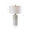 Uttermost Table Lamps Georgios Cylinder Table Lamp