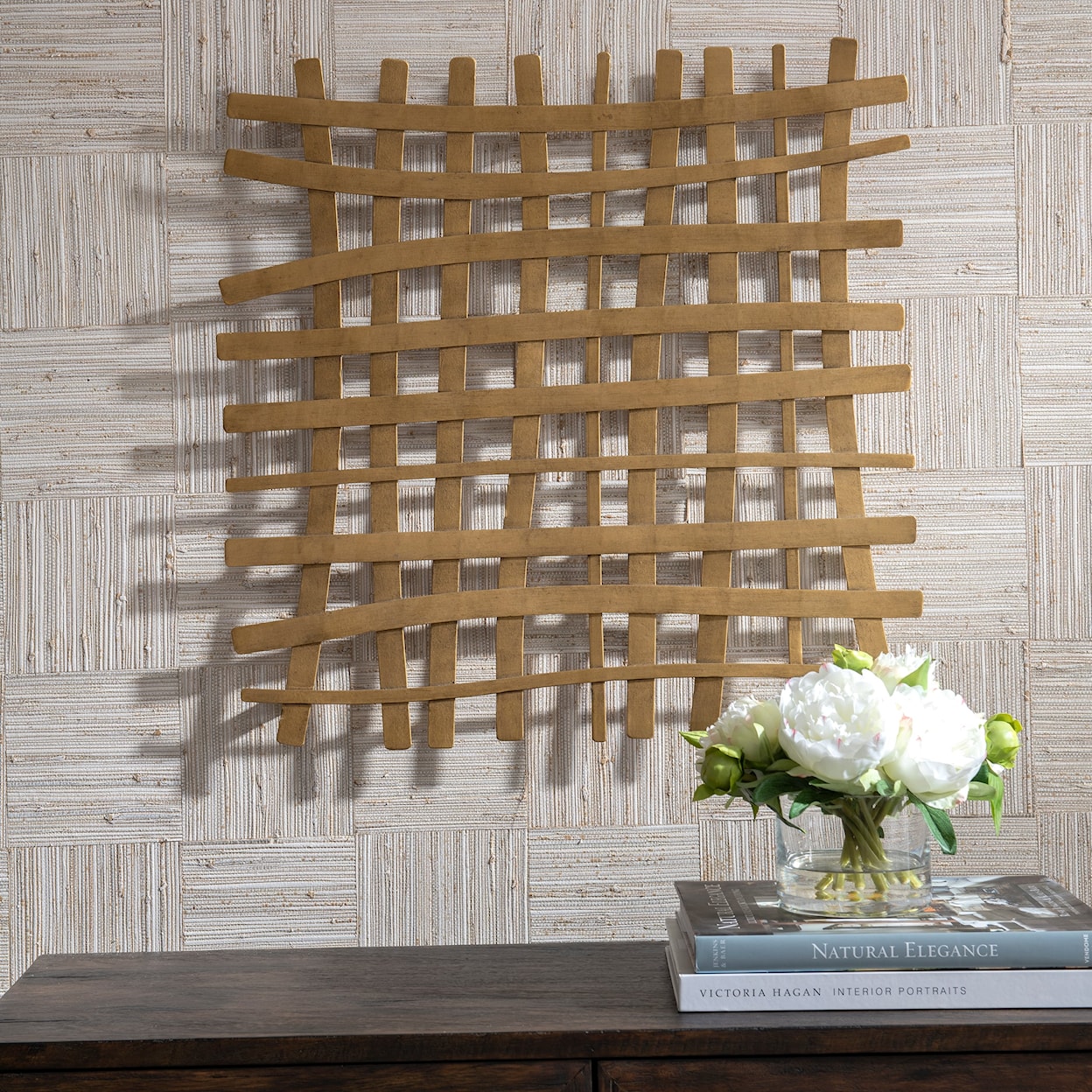 Uttermost Gridlines Gridlines Gold Metal Wall Decor