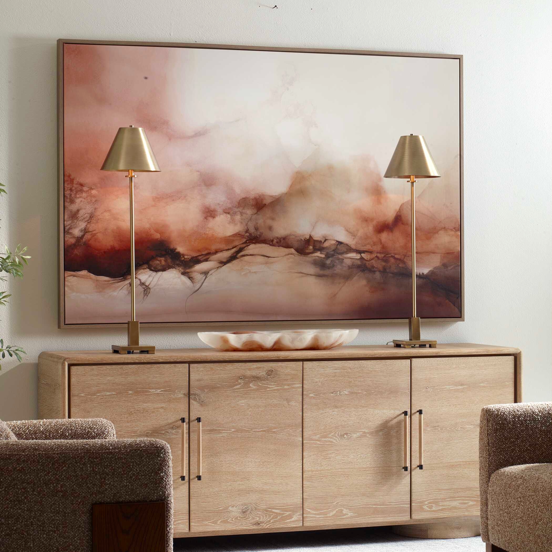 Uttermost Rise Rise Framed Modern Canvas