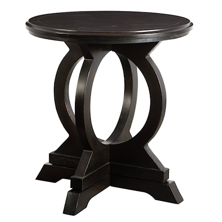 Maiva Black Accent Table