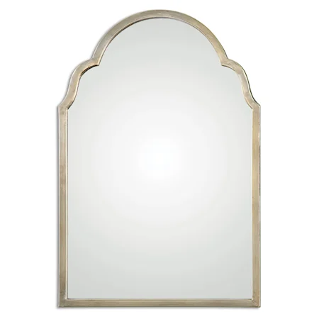 Brayden Petite Silver Arch Mirror