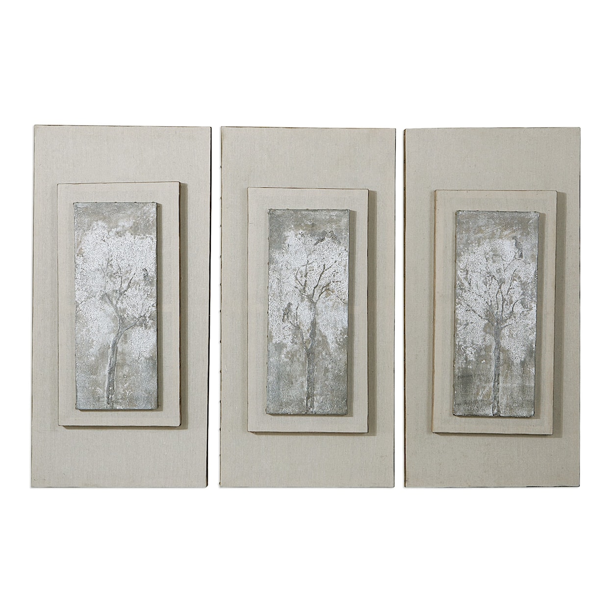 Uttermost Art Triptych Trees Hand Painted Art (Set of 3)