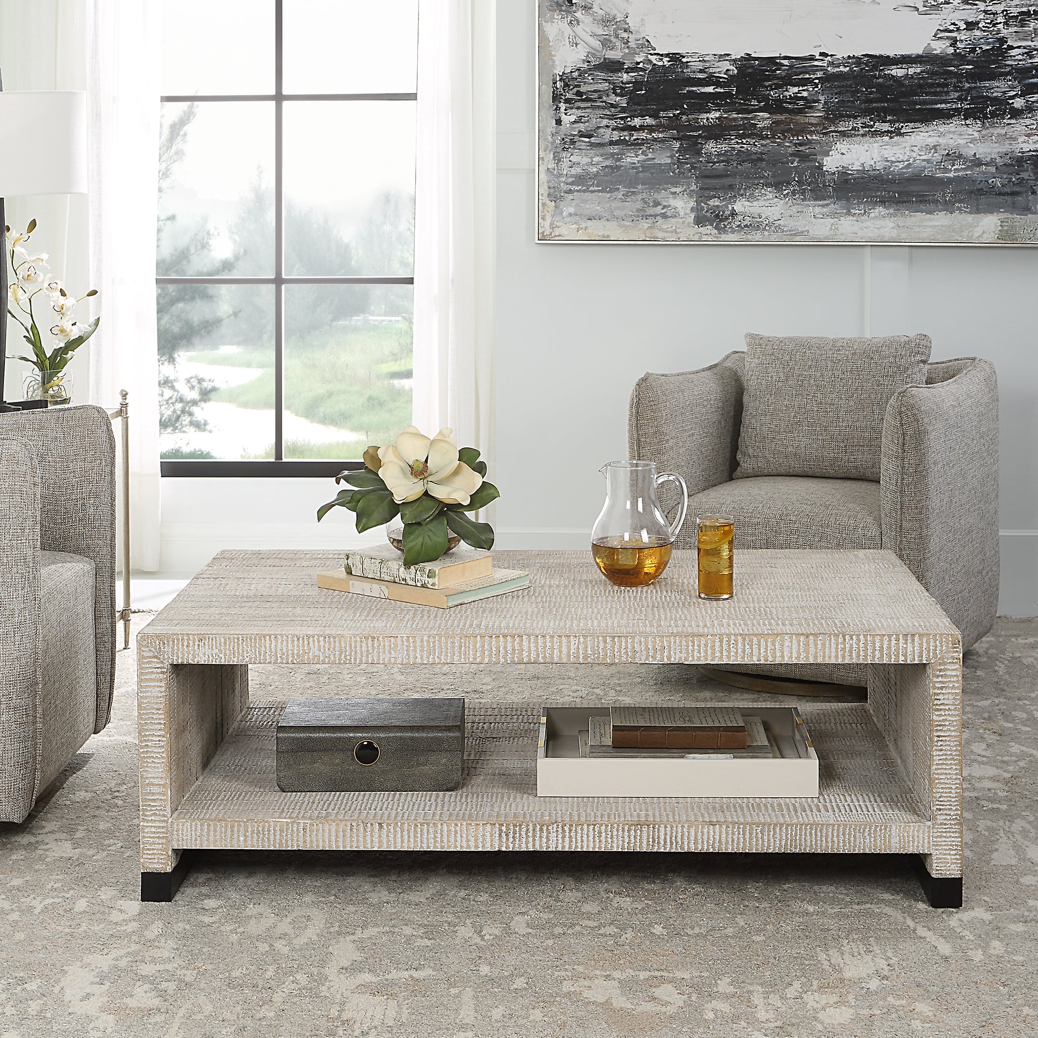 Uttermost stratford deals coffee table