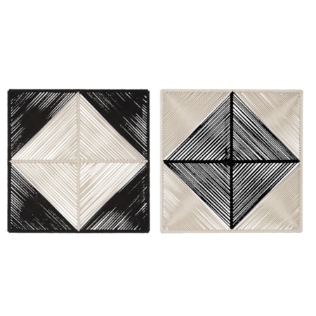 Seeing Double Rope Wall Squares S/2