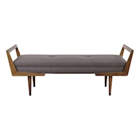 Waylon Mid-Century Modern Bench