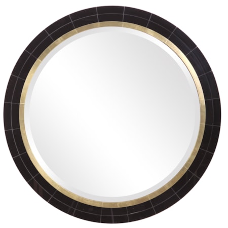 Nayla Tiled Round Mirror