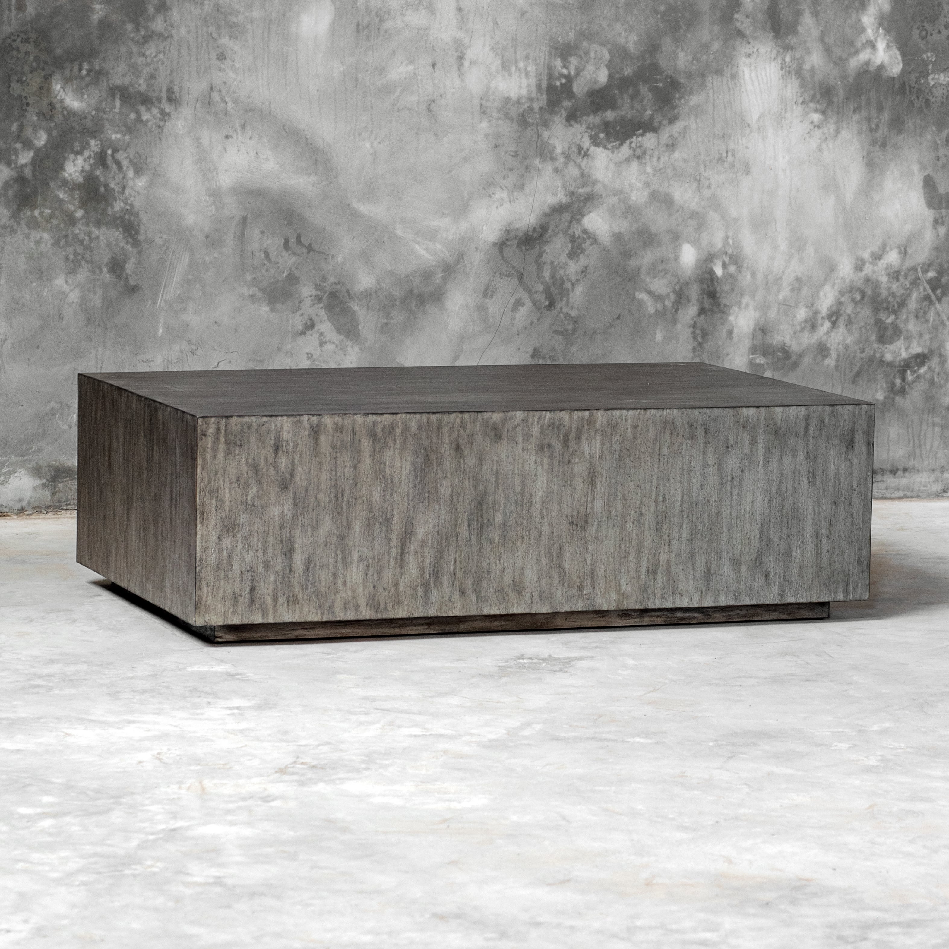 Uttermost Accent Furniture - Occasional Tables Kareem Modern Gray Coffee Table