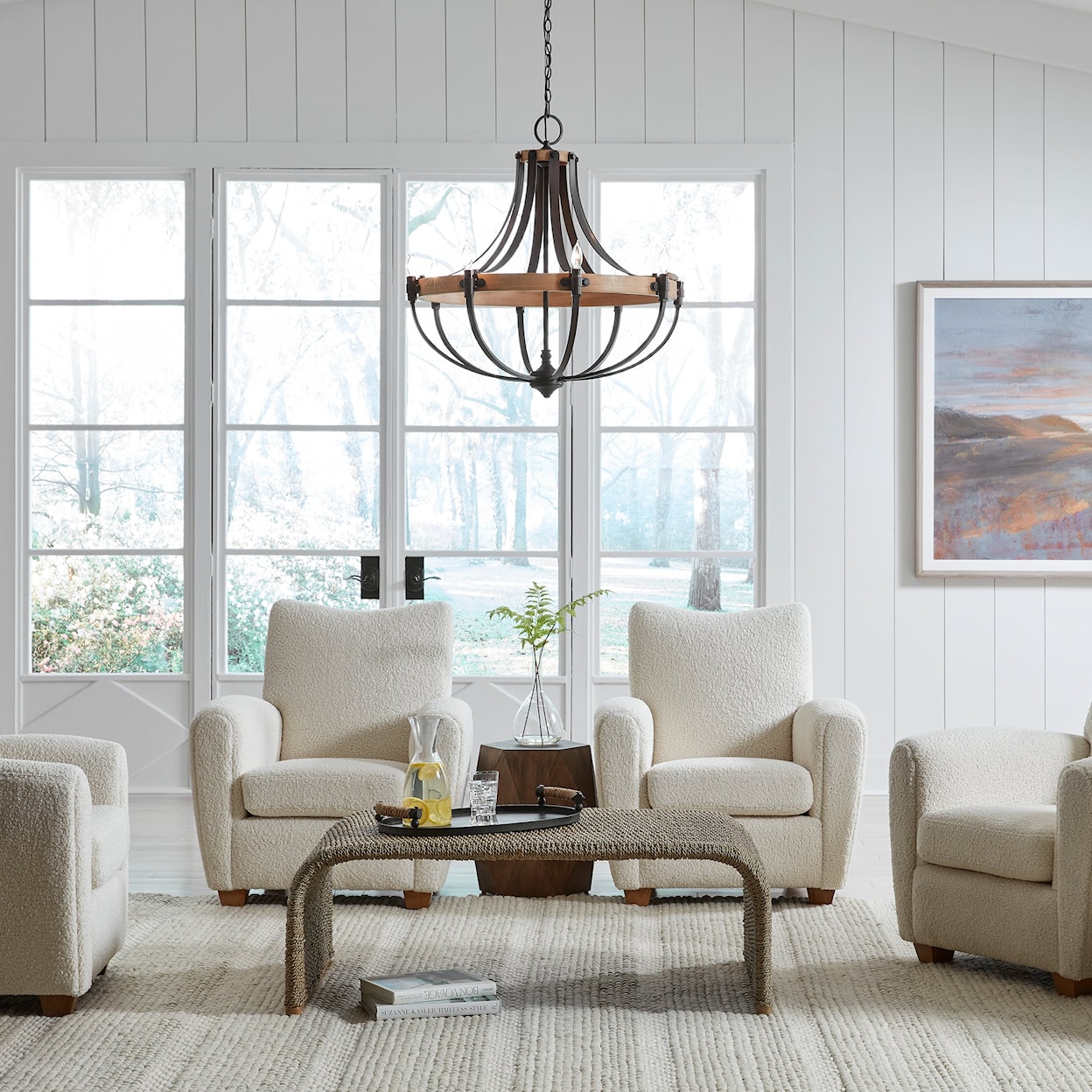 Uttermost Lighting Fixtures - Chandeliers Dubois 8 Light Chandelier