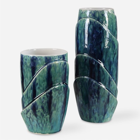 Tranquil Duo Vases S/2