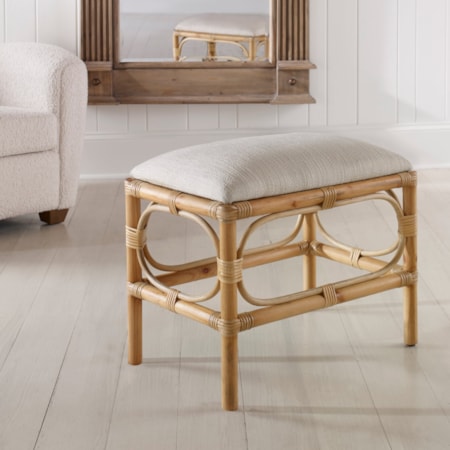 Laguna Small White Bench