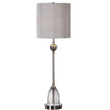 Gallo Nickel Buffet Lamp