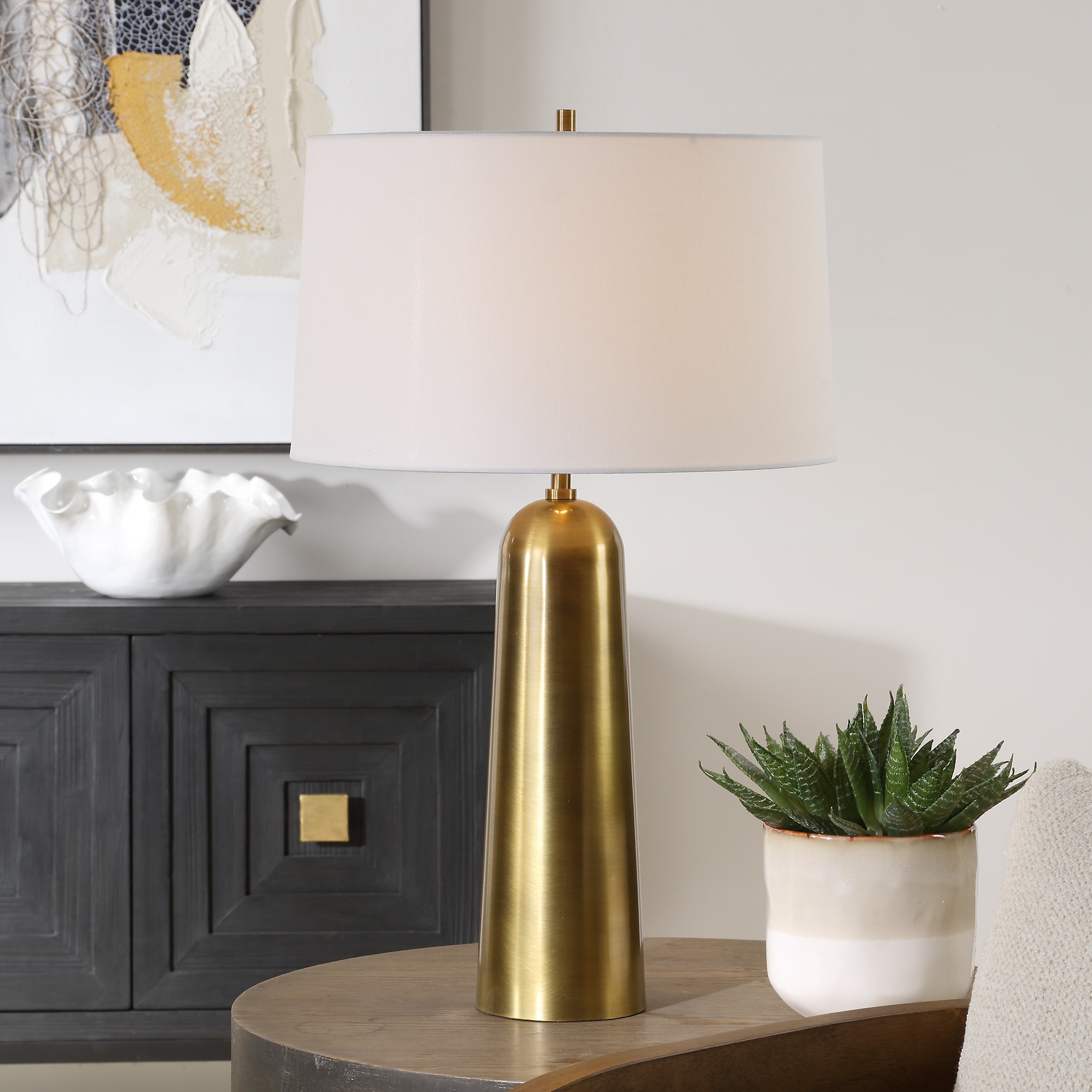 Uttermost Flinchem Flinchem Brass Table Lamp