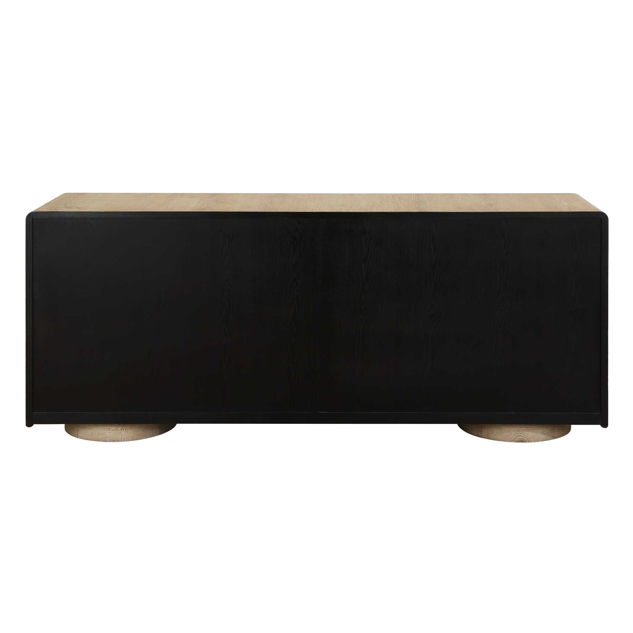 Uttermost Evanston Evanston 4 Door Natural Oak Cabinet