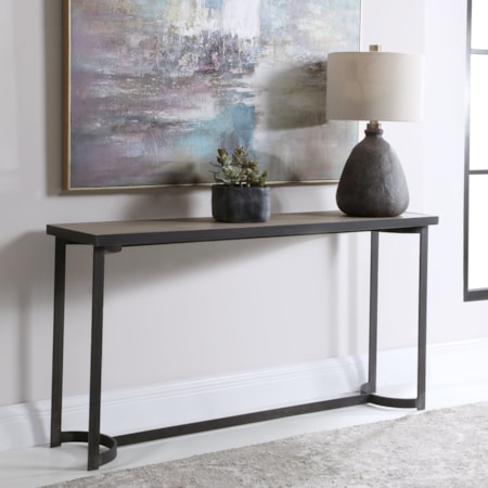 Basuto Steel Console Table