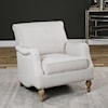 Uttermost Accent Furniture - Accent Chairs Armstead Antique White Armchair