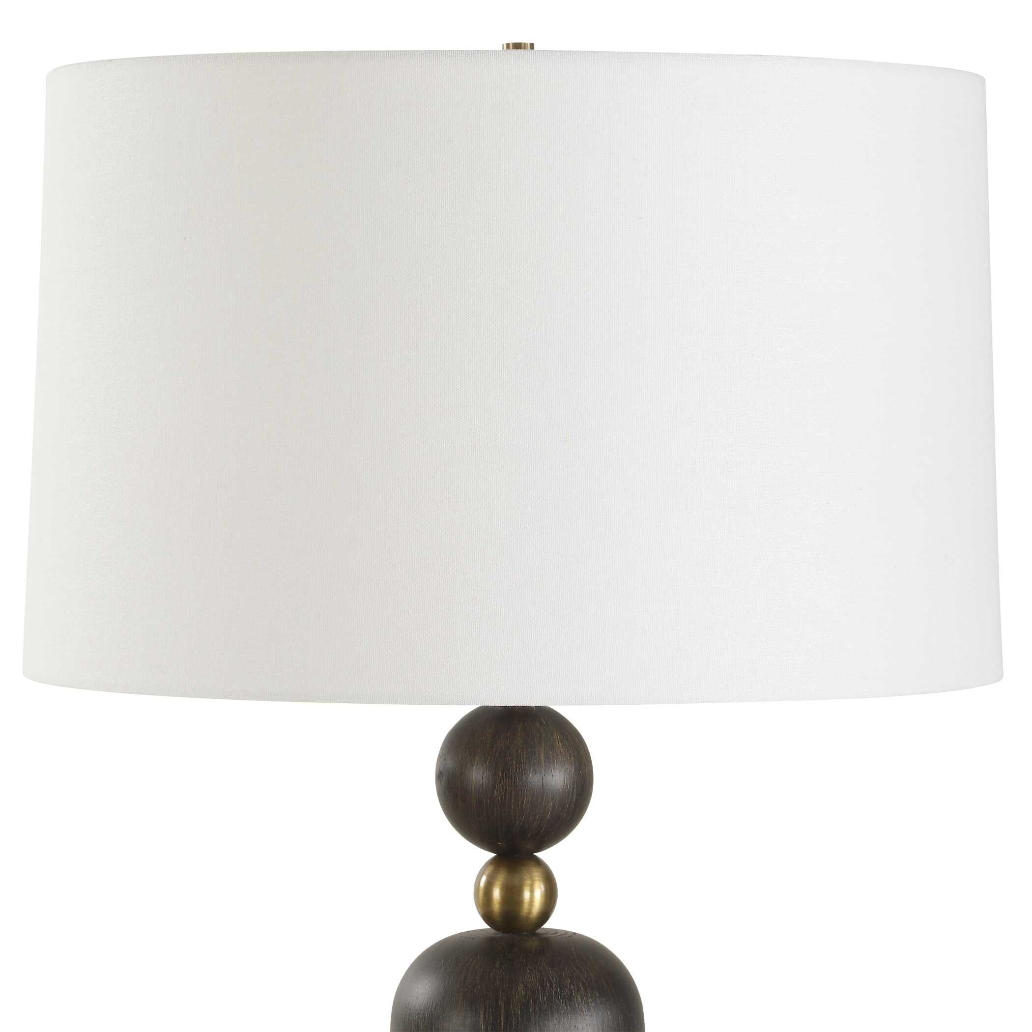 Mcquinn Dark Walnut Table Lamp