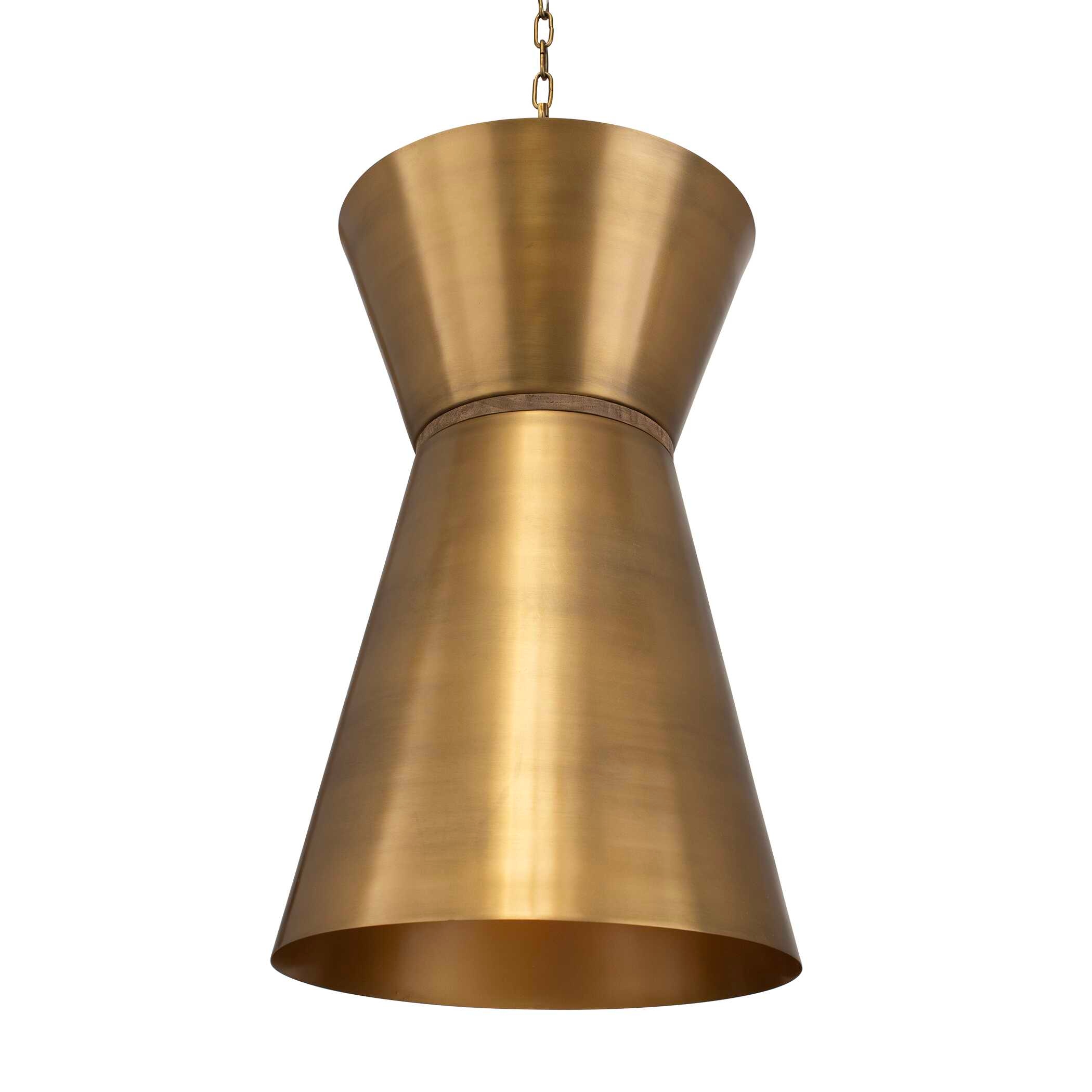 Uttermost Crocker Crocker Brass 1 Light Mini Pendant