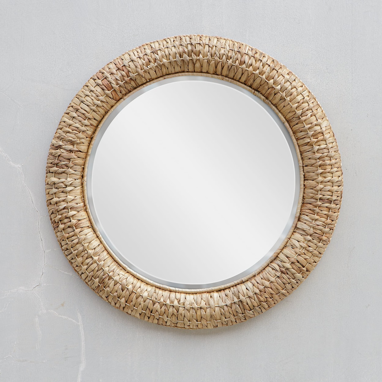 Uttermost Twisted Seagrass Twisted Seagrass Round Mirror