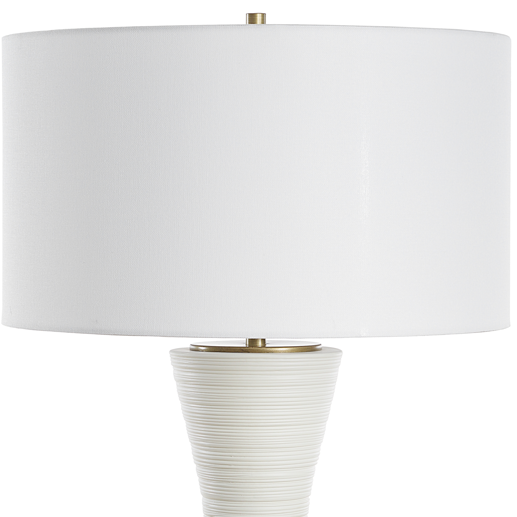 Uttermost Ridgeline Ridgeline Matte White Table Lamp