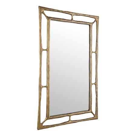 Felix Brass Rectangle Mirror