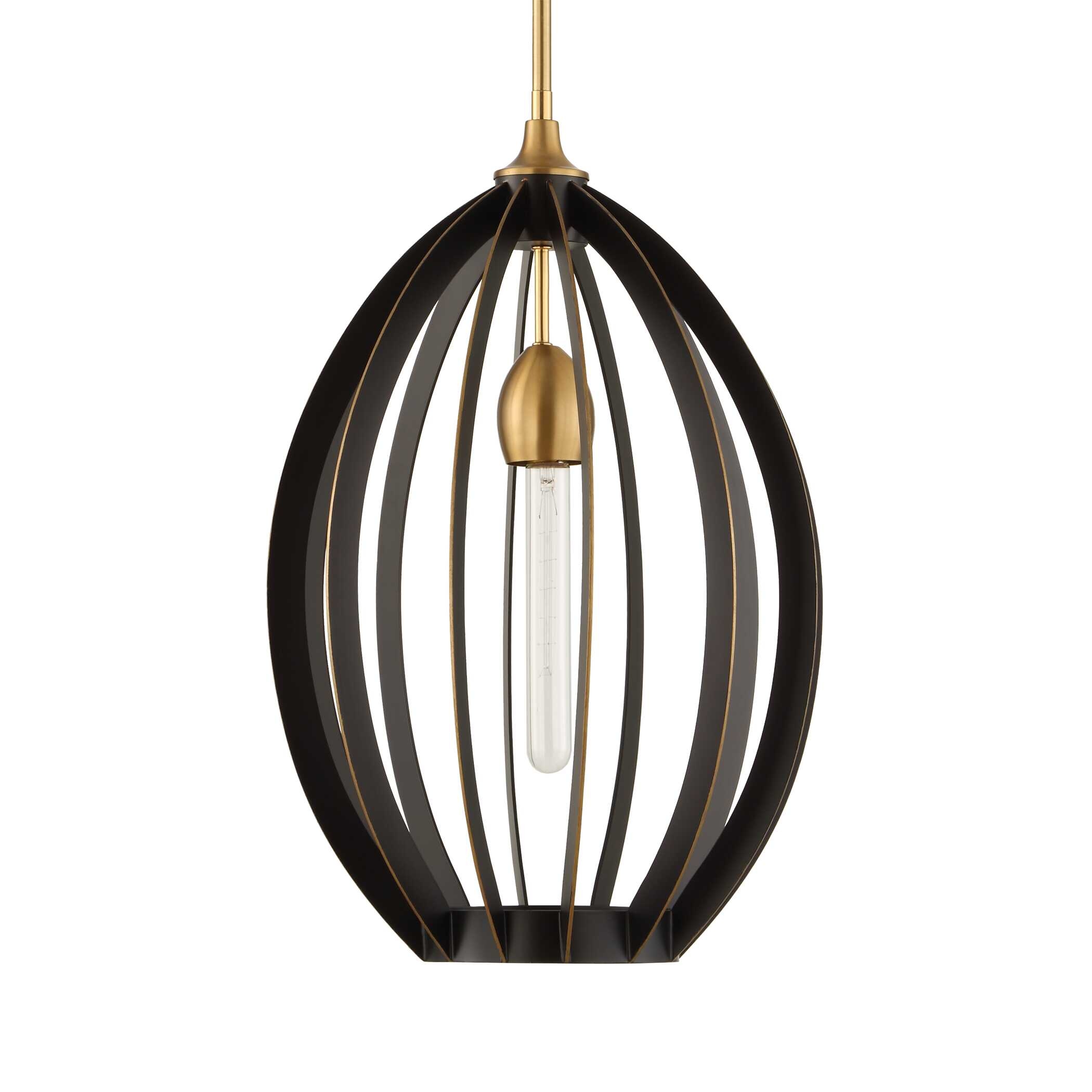 Uttermost Darby Darby 1 Light Architectural Oval Pendant