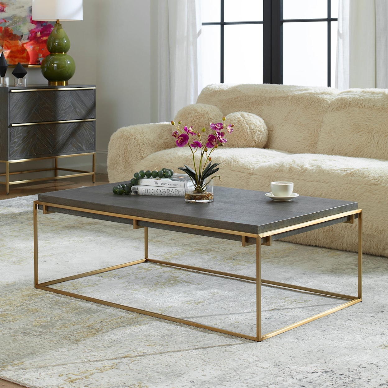 Uttermost Surround Surround Sark Walnut Coffee Table