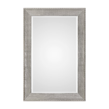 Leiston Metallic Silver Mirror