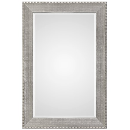 Leiston Metallic Silver Mirror